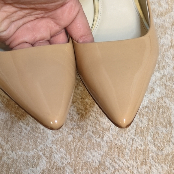Coach Grand Nude Patent Leather Pumps for Office β Size 8.5B - Picture 11 of 13